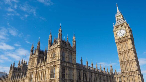 Employment Right Bill EHRC impact. Photo shows the Houses of Parliament