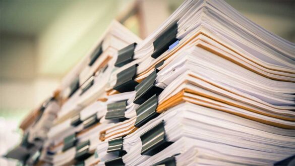 Employment tribunals 25 years: A stack of files