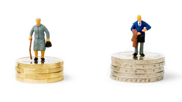 Gender pensions gap caring responsibilities