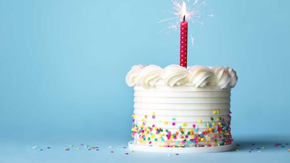 Guest described the birthday leave as "dubious". Images shows a birthday cake.