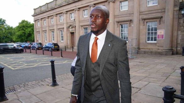 Ex-Man City defender Benjamin Mendy has been awarded most of his £11 million unpaid wages by the tribunal. Photo: Peter Byrne/PA Images/Alamy