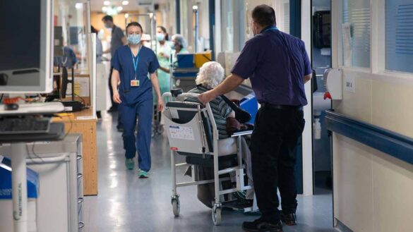 Early careers NHS clinical staff. Image shows a busy NHS ward.