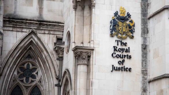 The Court of Appeal is hearing submissions that whistleblowing protections should apply for external job applicants. Image shows the Royal Courts of Justice in London.